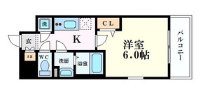 阿波座駅 徒歩5分 14階の物件間取画像